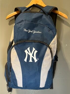 Navy & Gray Yankees Logo Backpack